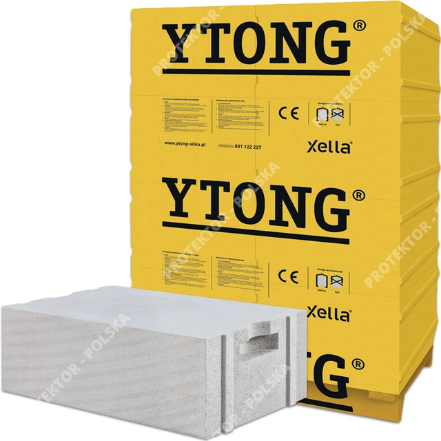 YTONG ENERGO ULTRA+ PP2,2/0,3 S+GT 36,5 cm Abmessungen 365x599x199mm Hersteller Xella profilierter Porenbetonblock mit Nut und Feder, Porenbetonschaumbalken