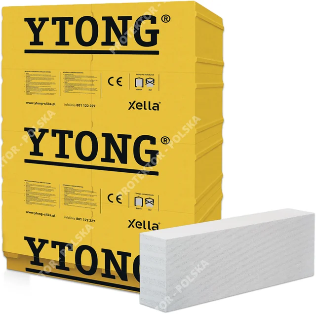 YTONG PP4/0,6 10 cm 100x599x199 mm производител XELLA