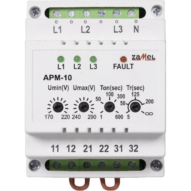 Zamel Automatyczny przełącznik faz 16A 230V/3x400V+N APM-10 (EXT10000202)