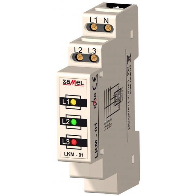 Zamel Power-indikator LKM-01-10 1P 230V 2,8mA LKM-01-40