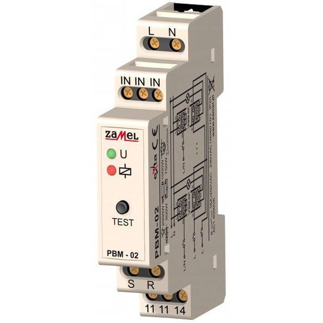 Zamel Przekaźnik bistabilny 16A 230V AC (PBM-02)