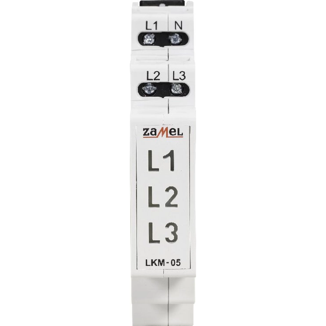 Zamel Wskaźnik zasilania 230V AC LED żółta/zielona/czerwona sieć TN LKM-05-40 (EXT10000048)