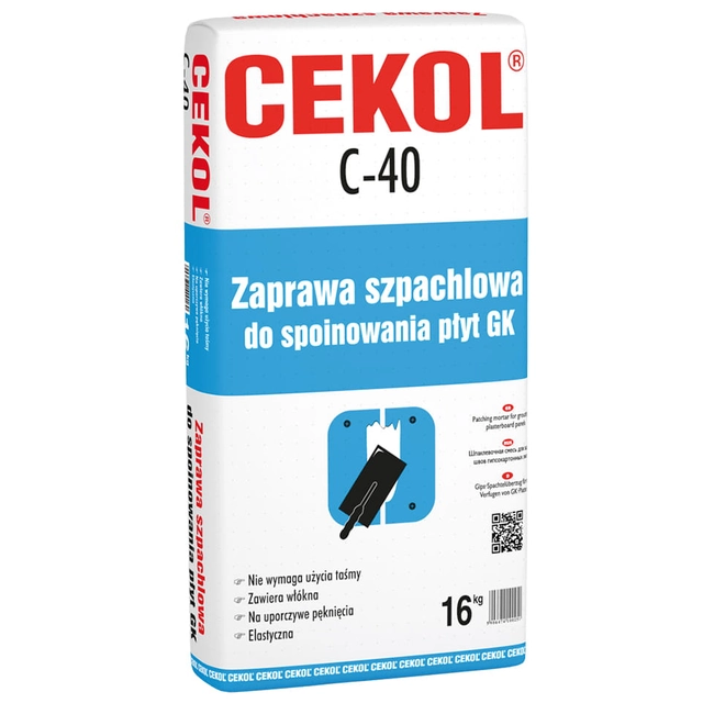 Zaprawa szpachlowa do GK C-40 Cekol 5 kg