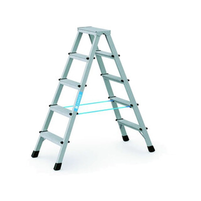Zarges 2x5 degree two-sided stepladder