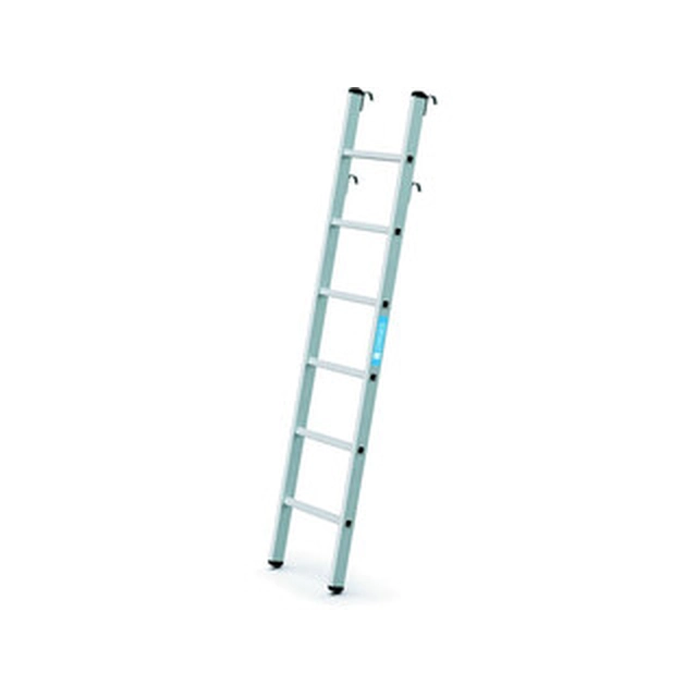 Zarges fixed shelf ladder 6 degrees | Aluminum