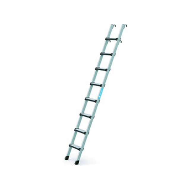 Zarges fixed shelf ladder 8 degrees | 1,94 m | Aluminum