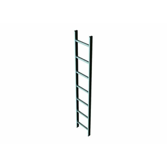 Zarges mine ladder 10 degrees | 2,8 m | Stainless steel