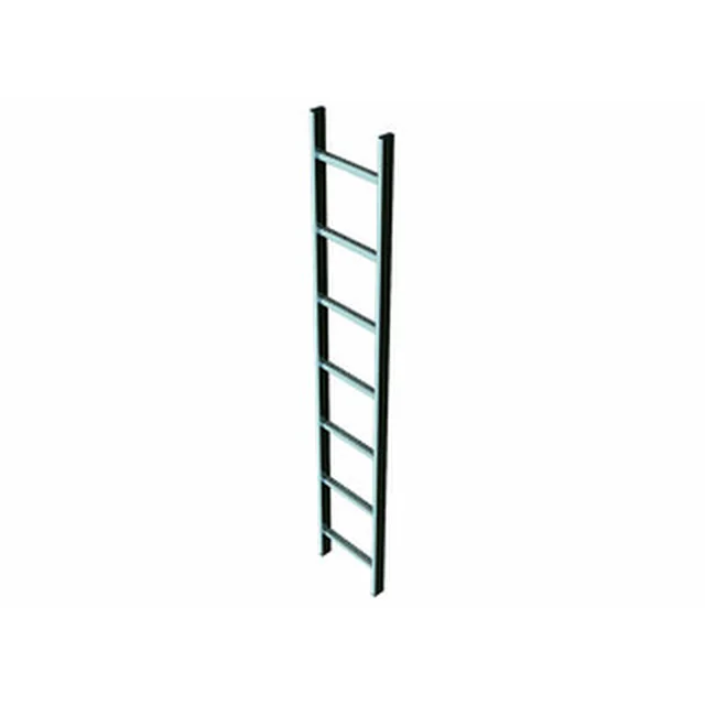 Zarges mine ladder 11 degrees | 3,08 m | Stainless steel