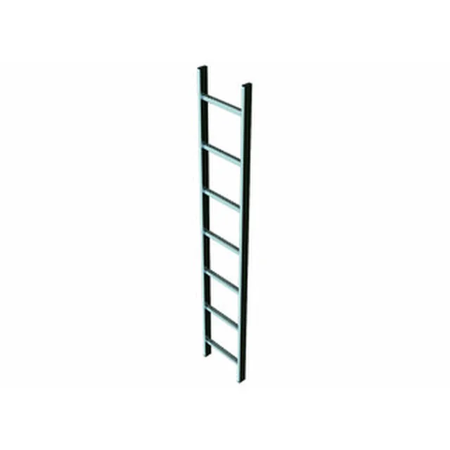 Zarges mine ladder 14 degrees | 3,92 m | Stainless steel