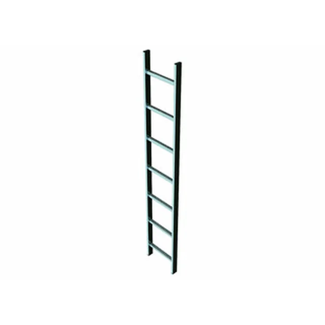 Zarges mine ladder 15 degrees | 4,2 m | Stainless steel