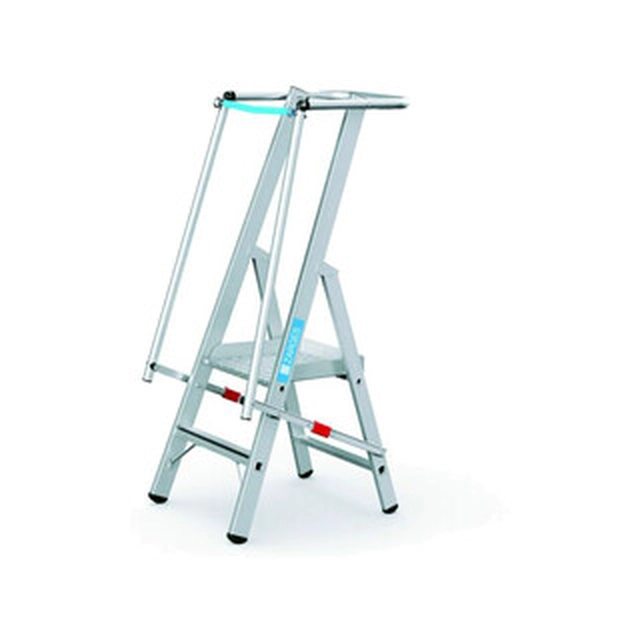 Zarges step ladder with a large podium 2 degrees | Podium height: 0,53 m | Aluminum