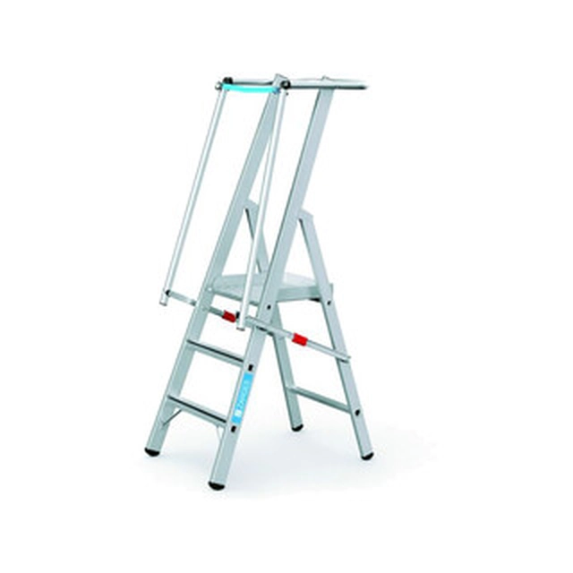 Zarges step ladder with a large podium 3 degrees | Podium height: 0,79 m | Aluminum