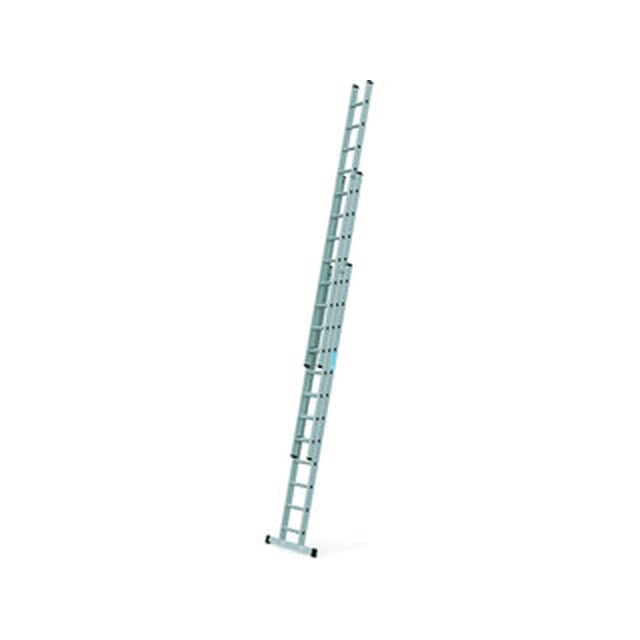 Zarges three-part sliding ladder 3 x 12 degrees | 8,33 m | Aluminum