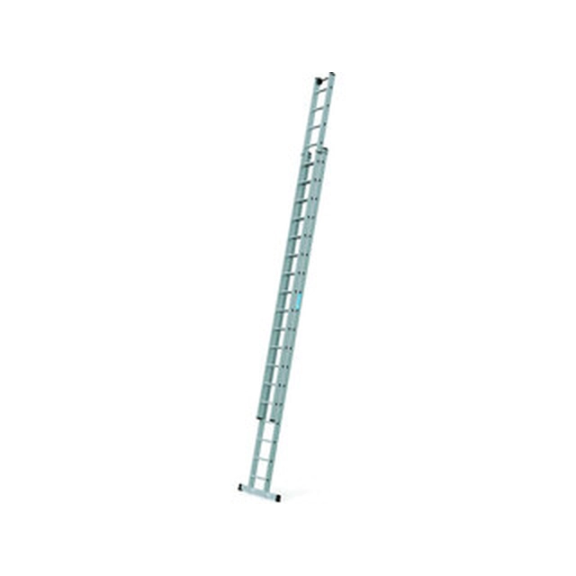 Zarges todelt skydestige 2 x 18 grader | 9,13 m | Aluminium