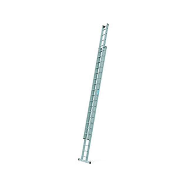 Zarges todelt skydestige 2 x 20 grader | 10,25 m | Aluminium