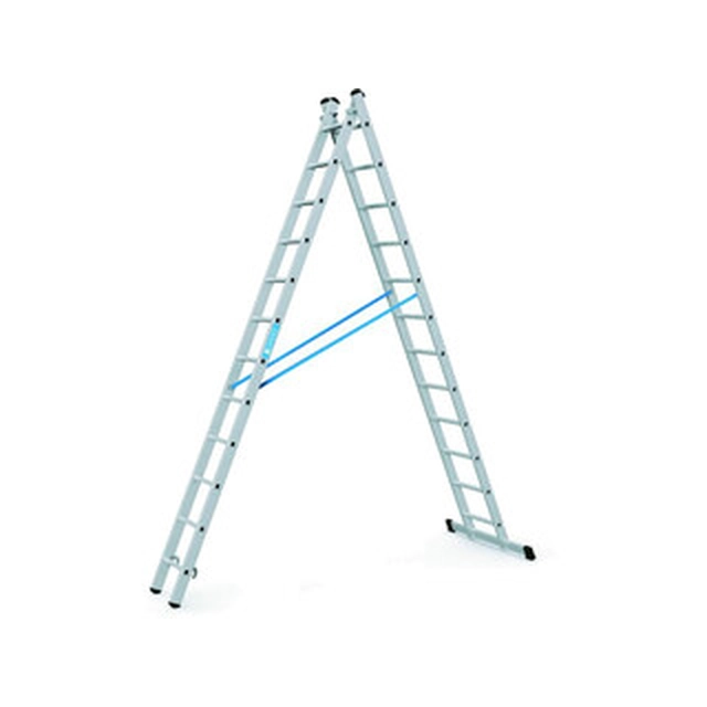 Zarges tweedelige multifunctionele ladder 2 x 12 graden | 6,06 m | Aluminium