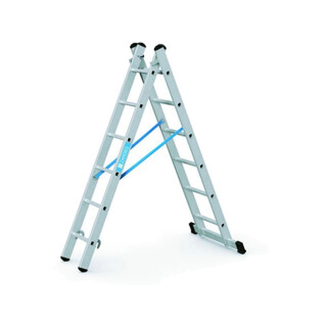 Zarges tweedelige multifunctionele ladder 2 x 6 graden | 2,98 m | Aluminium