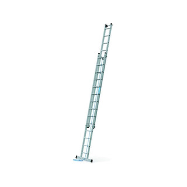 Zarges two-part sliding ladder 2 x 14 degrees | 7,21 m | Aluminum