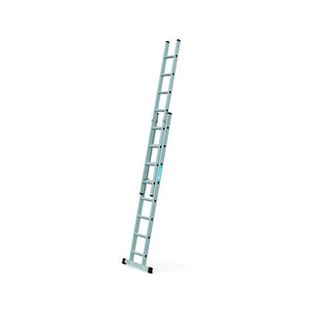 Zarges two-part sliding ladder 2 x 8 degrees | 3,8 m | Aluminum