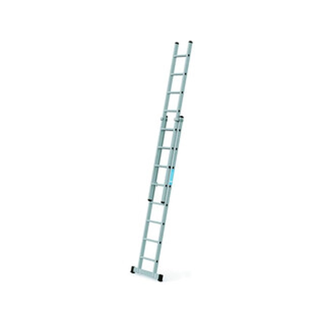 Zarges two-part sliding ladder 2 x 8 degrees | 4,07 m | Aluminum