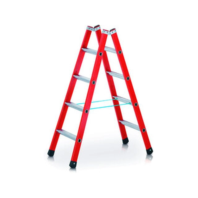 Zarges two-sided standing ladder 2 x 10 degrees | 3,02 m