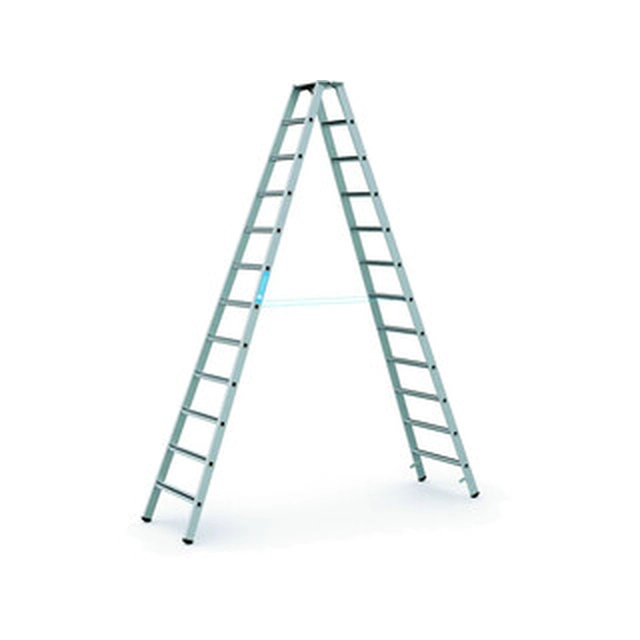 Zarges two-sided standing ladder 2 x 12 degrees | 3,39 m | Aluminum