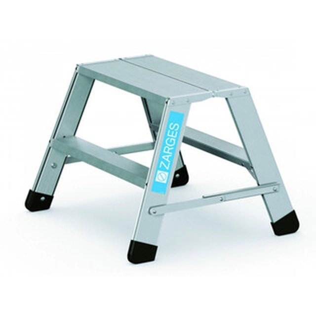 Zarges two-sided standing ladder 2 x 2 degrees | 0,49 m | Aluminum