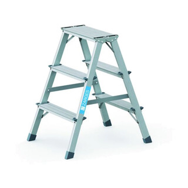 Zarges two-sided standing ladder 2 x 3 degrees | 0,71 m | Aluminum