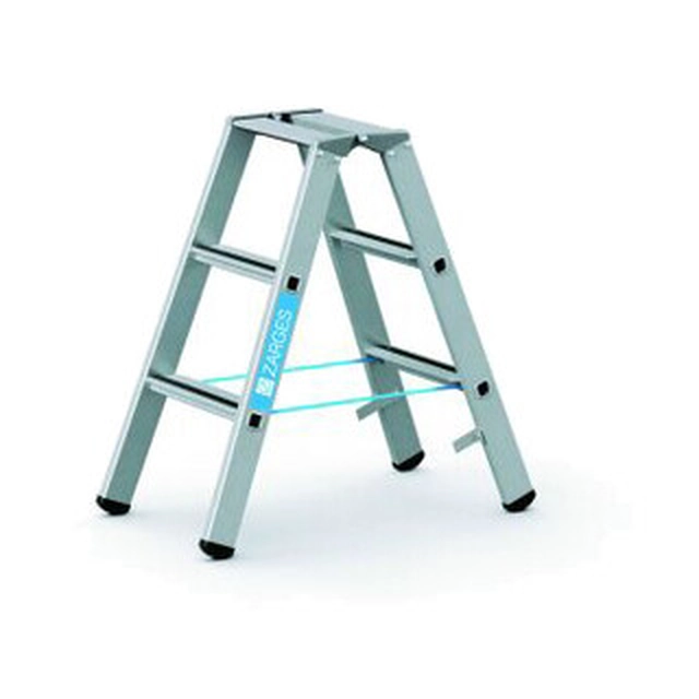 Zarges two-sided standing ladder 2 x 3 degrees | 0,88 m | Aluminum