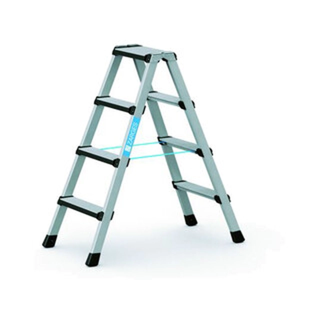 Zarges two-sided standing ladder 2 x 4 degrees | 1,11 m | Aluminum