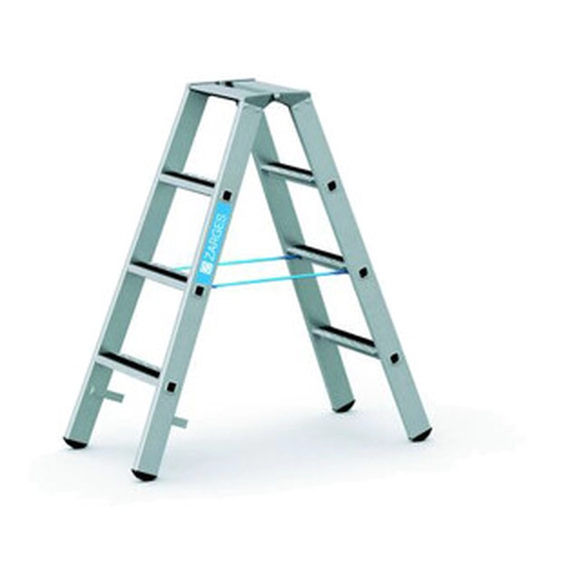 Zarges two-sided standing ladder 2 x 4 degrees | 1,15 m | Aluminum