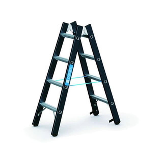 Zarges two-sided standing ladder 2 x 4 degrees | 1,22 m | Aluminum