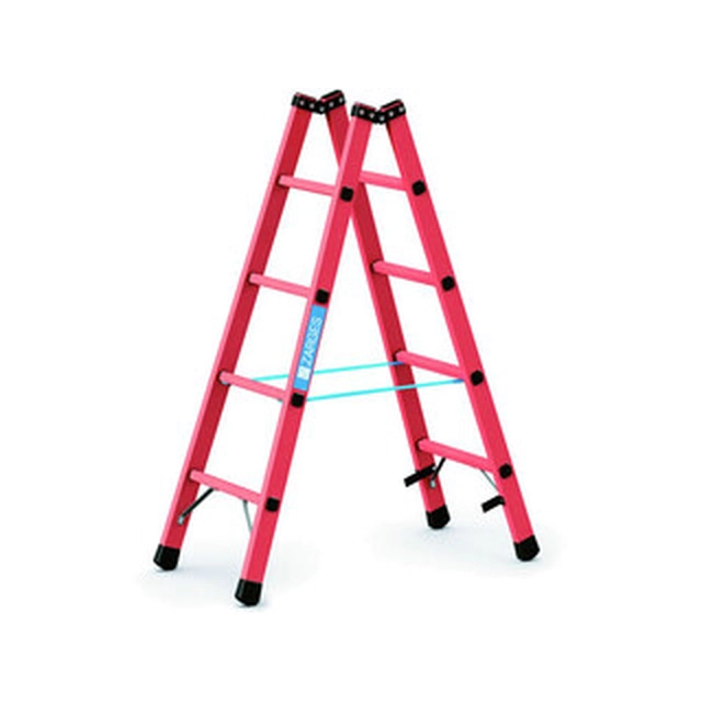 Zarges two-sided standing ladder 2 x 4 degrees | 1,32 m | Fiberglass reinforced plastic