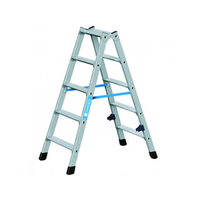 Zarges two-sided standing ladder 2 x 5 degrees | 1,15 m | Aluminum