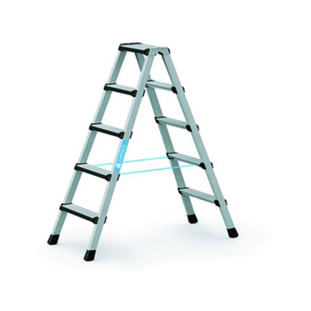 Zarges two-sided standing ladder 2 x 5 degrees | 1,38 m | Aluminum