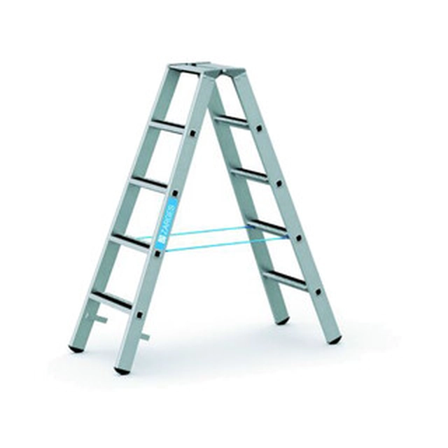 Zarges two-sided standing ladder 2 x 5 degrees | 1,42 m | Aluminum