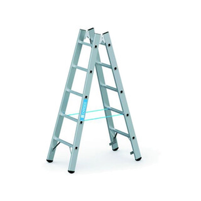 Zarges two-sided standing ladder 2 x 5 degrees | 1,58 m | Aluminum