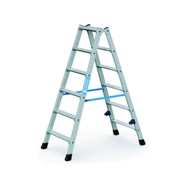 Zarges two-sided standing ladder 2 x 6 degrees | 1,37 m | Aluminum