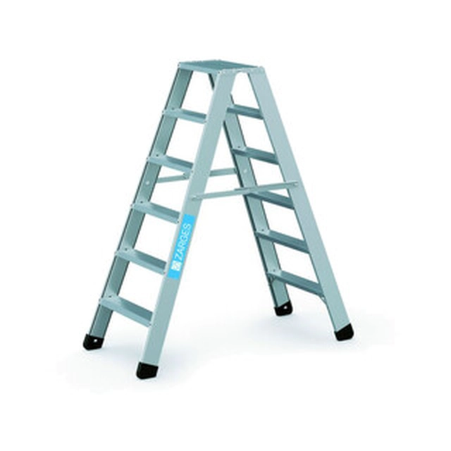 Zarges two-sided standing ladder 2 x 6 degrees | 1,43 m | Aluminum