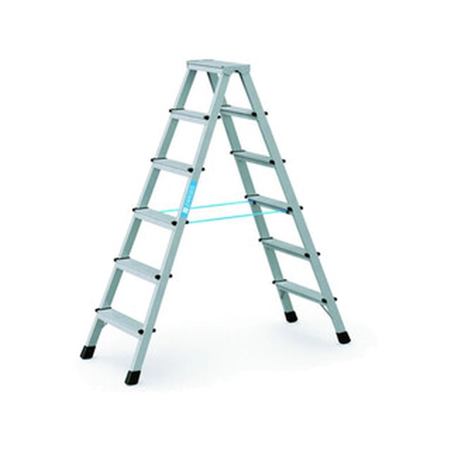 Zarges two-sided standing ladder 2 x 6 degrees | 1,63 m | Aluminum