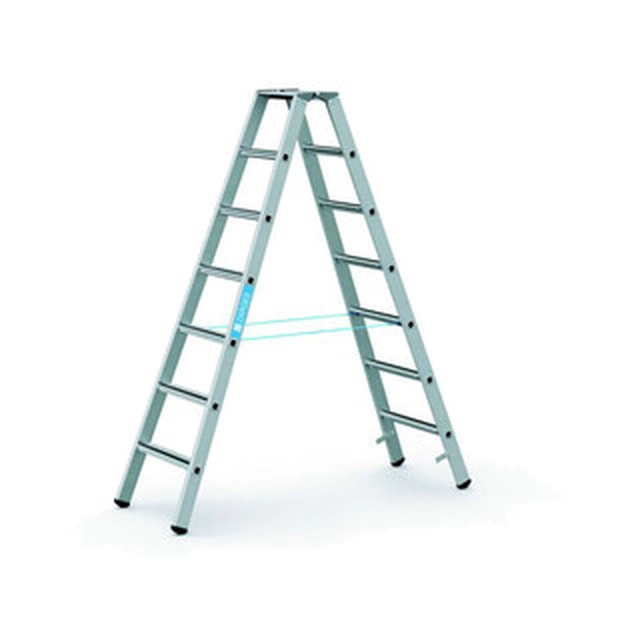 Zarges two-sided standing ladder 2 x 7 degrees | 1,98 m | Aluminum