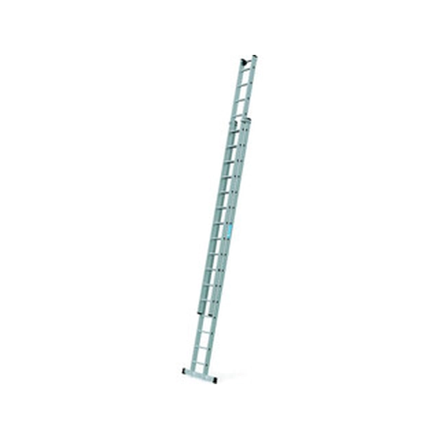 Zarges zweiteilige Schiebeleiter 2 x 16 Grad | 8,33 m | Aluminium