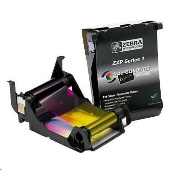 ZEBRA TTR tape ZXP1 YMCKO color for printing 100 cards