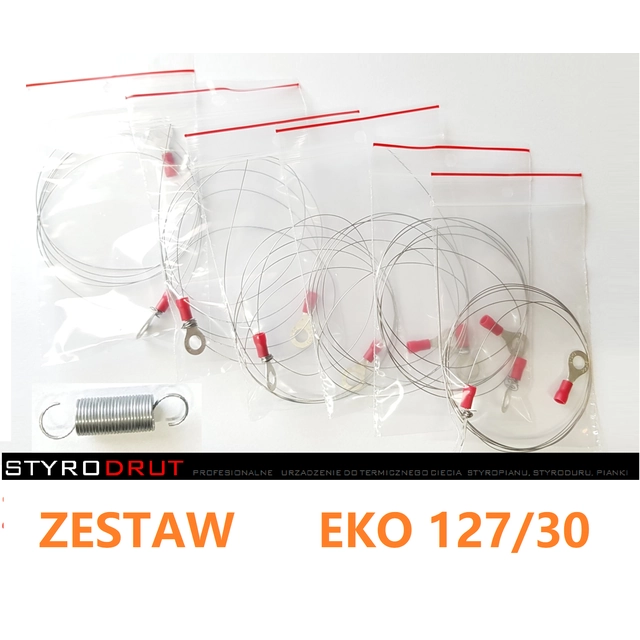 ZESTAW DRUTÓW 6 SZT - EKO 127/30 STYRODRUT