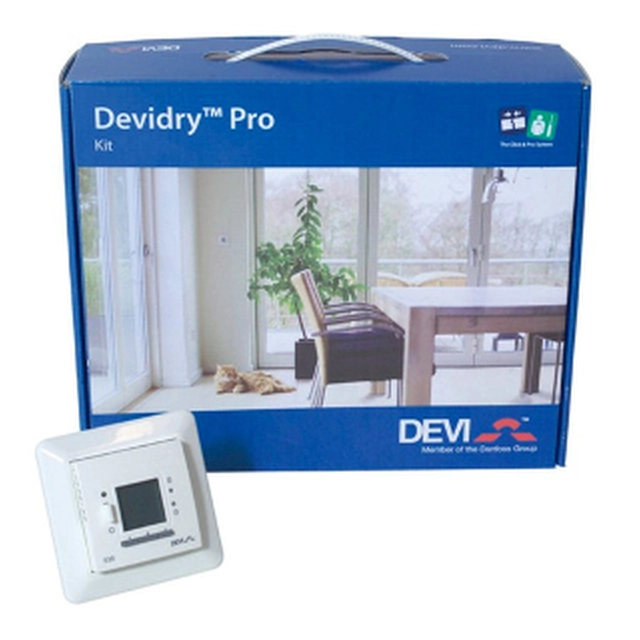 Zestaw termostatu DEVI Devidry Pro, 55 pod ziemią