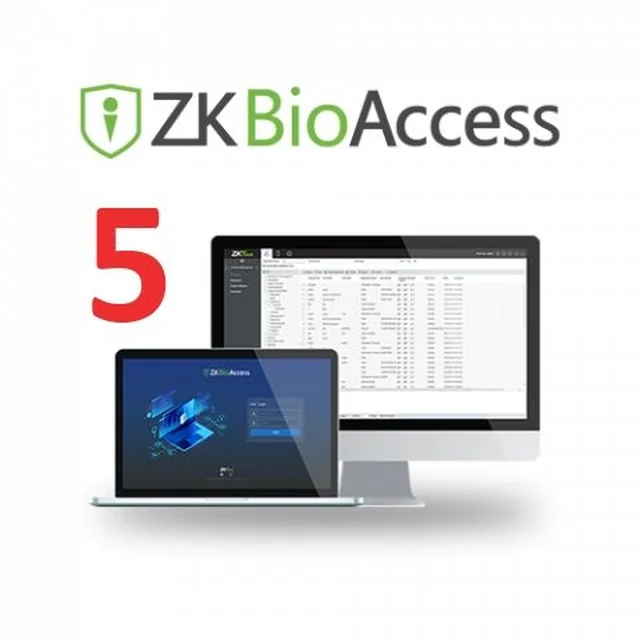 ZKBioAccess licence 5 durvīm un 2000 lietotājiem — Zkteco ZKBioAccess-5