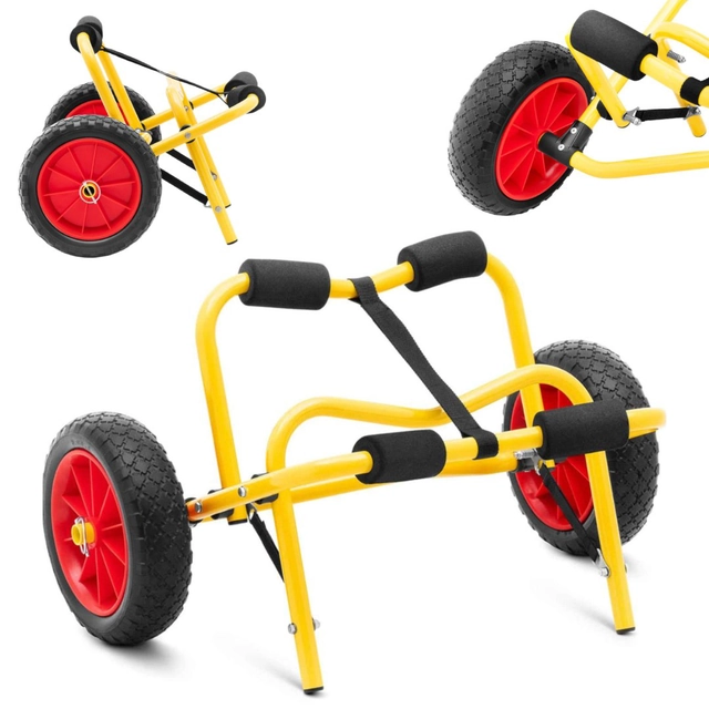 Zložljiv transportni voziček za kanu kajak 75 kg