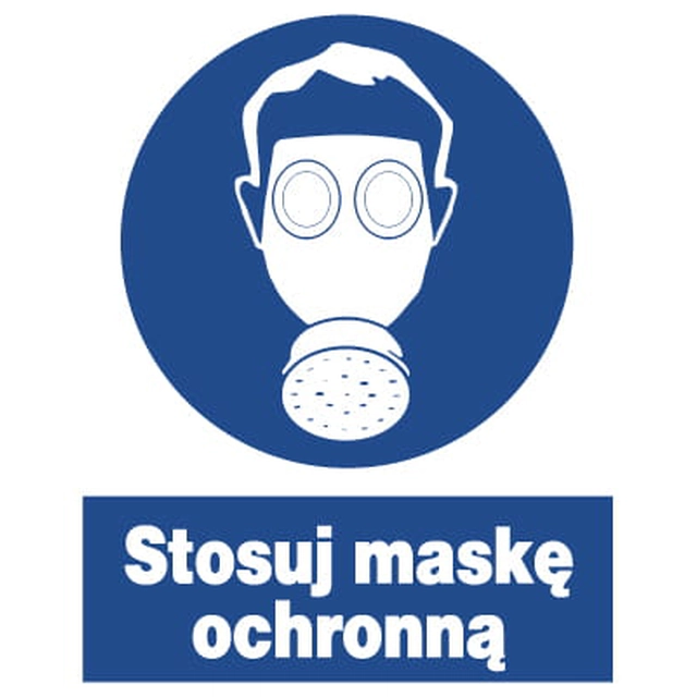 ZNO-5 - OHS sign of the order - Use a protective mask LIBRES 5902082235057 WORK HEALTH AND SAFETY 5902082235057 LIBRES