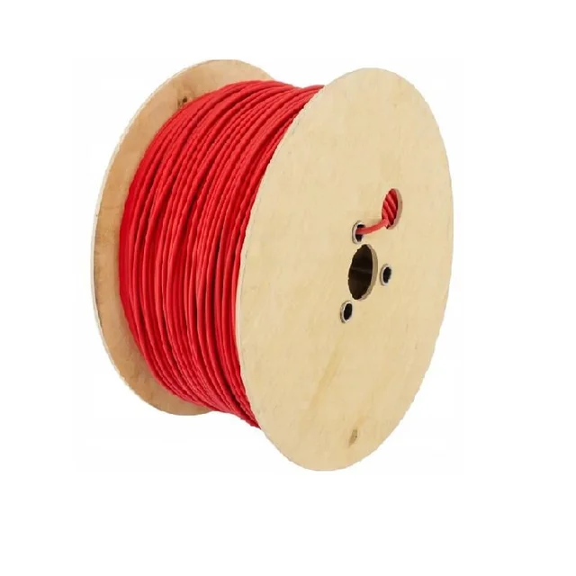 Zonnekabel 6mm rood, Duits, spoel 500m