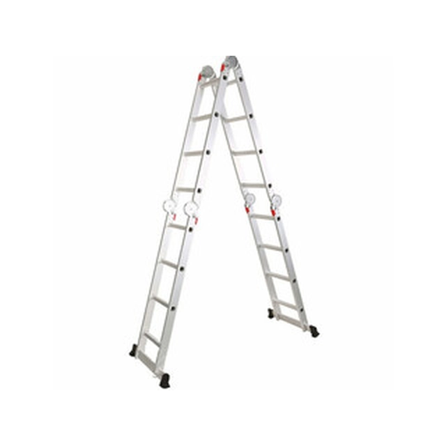 Ztrust ML404B vierdelige gelede multifunctionele ladder